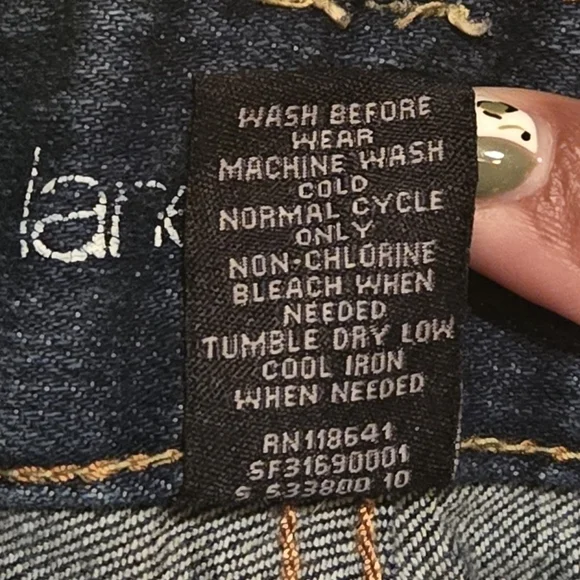 Celebrity Pink Jeans, Womens, Size 22, Straight-Leg, Dark Wash, Stretch - Picture 4 of 4